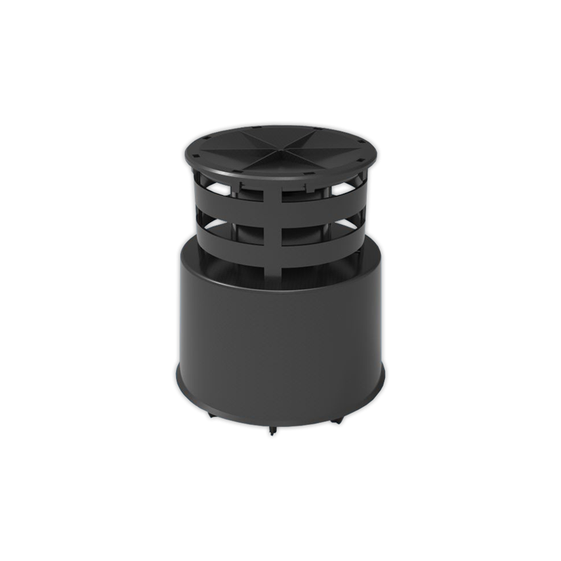 Terminal coaxial vertical FIG Ø 60/100