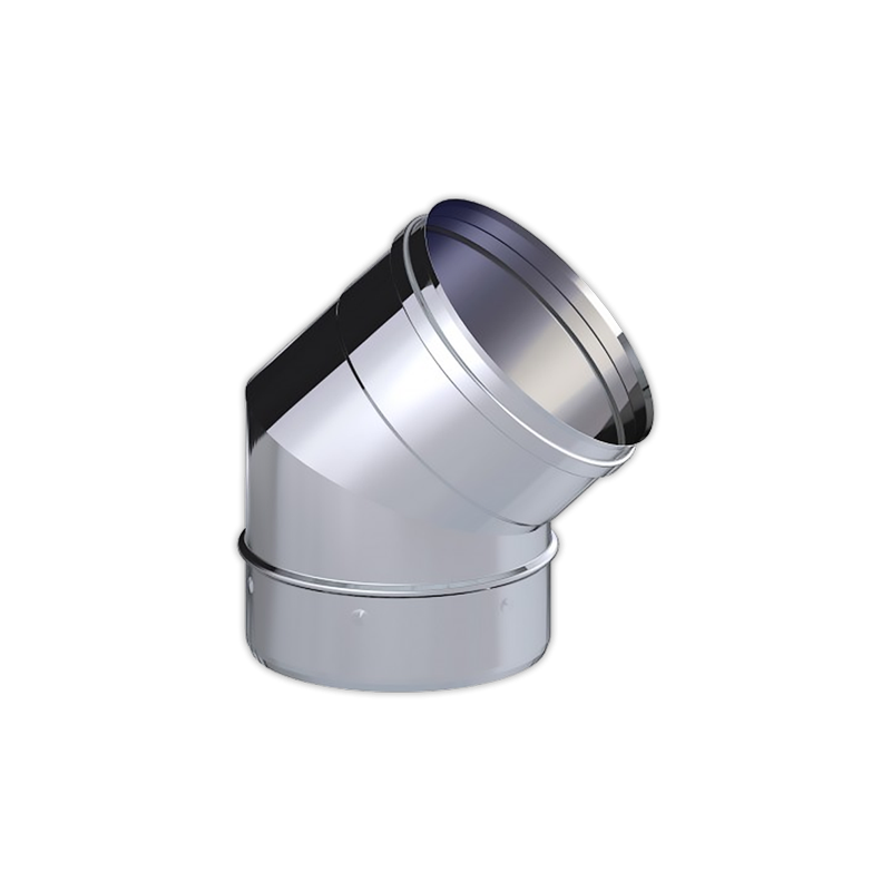 Codo DINAK Ø 150 mm M/H 45° | APLIUM