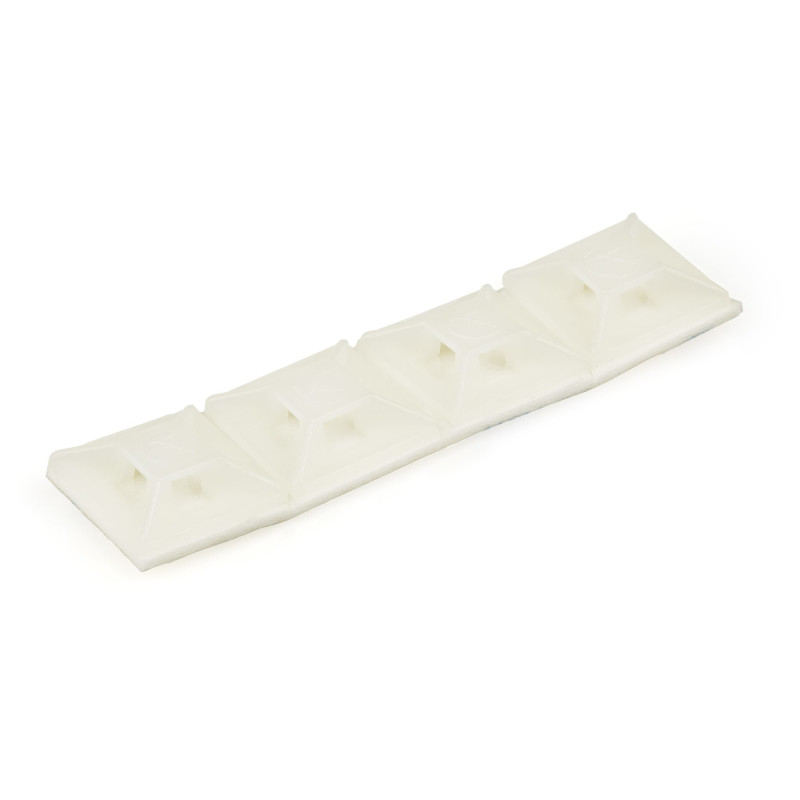 100 Cable Tie Mounts - Adhesive Tape