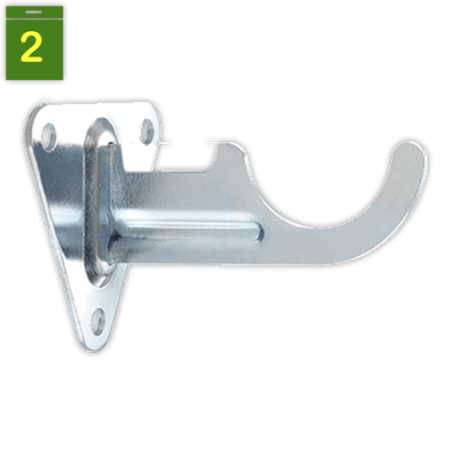 Soporte radiador atornillar