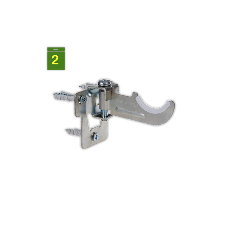 Soporte radiador regulable (isofonico)