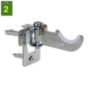 Soporte radiador regulable (isofonico)