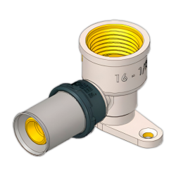 Codo base hembra 16-1/2¨ Prensado RF/U