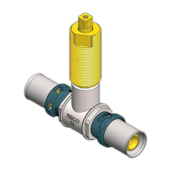 Llave esfera recta 16 Prensado RF/U