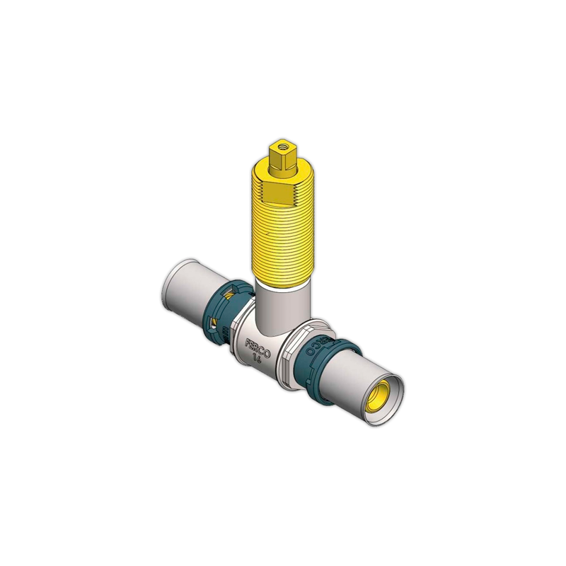 Llave esfera recta 25 Prensado RF/U