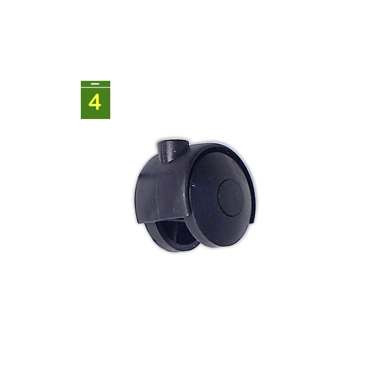 Rueda Estufa Ø 39 mm vastago Ø 6,3 mm