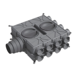 Distribuidor aire WOLF DN125-180