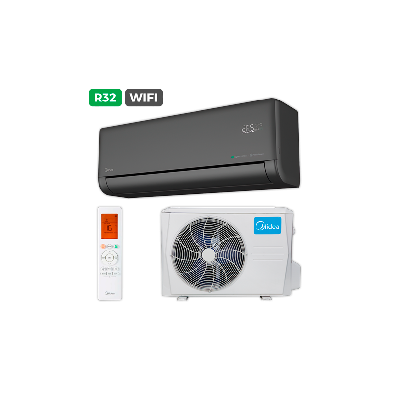 Aire MIDEA SPLIT SOLSTICE-71 Negro