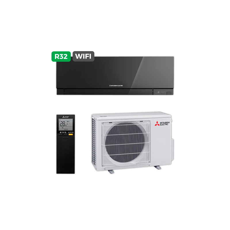 Aire MITSUBISHI SPLIT MSZ-EF35VGKB Negro