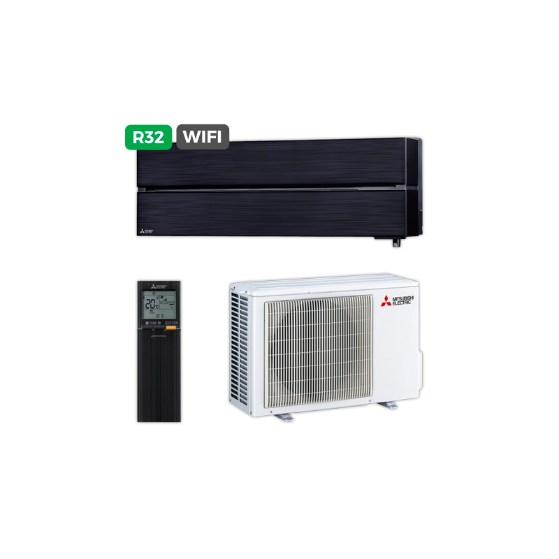 Aire MITSUBISHI SPLIT MSZ-LN25VGB Negro