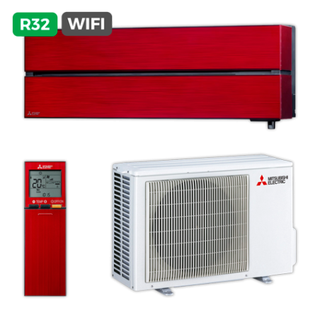 Aire MITSUBISHI SPLIT MSZ-LN35VGR Rojo