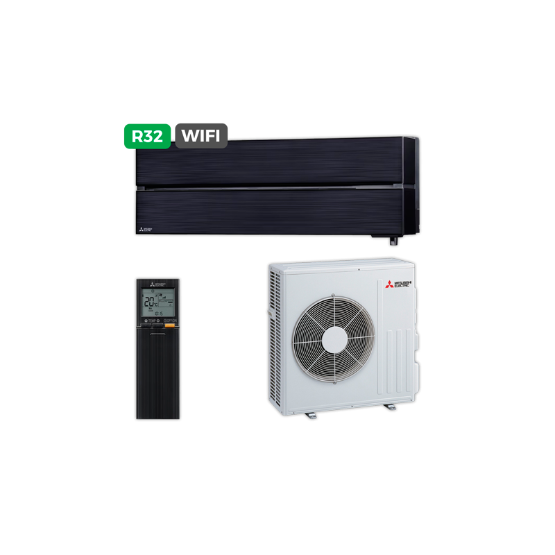 Aire MITSUBISHI SPLIT MSZ-LN60VGB Negro