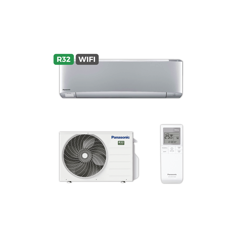 Aire PANASONIC SPLIT KIT-XZ25VKE Plata