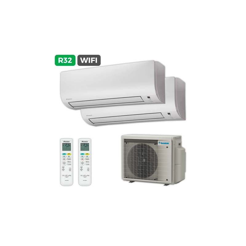 Aire DAIKIN SPLITx2 SENSIRA KIT 2MXF40F1