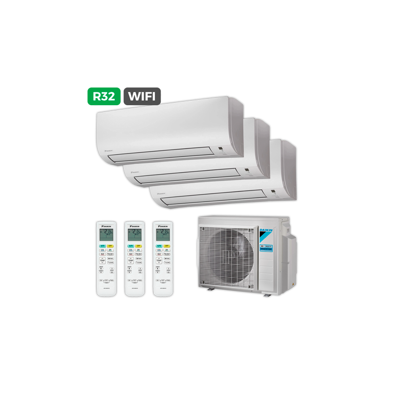 Aire DAIKIN SPLITx3 SENSIRA KIT 3MXF52F1