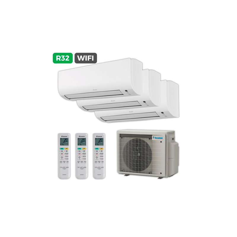 Aire DAIKIN SPLITx3 CONFORA KIT 3MXP52N1