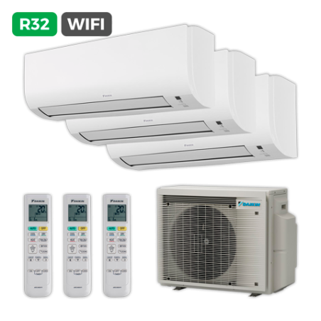 Aire DAIKIN SPLITx3 CONFORA KIT 3MXP52N1