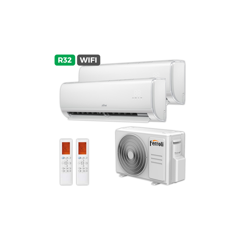 Aire FERROLI SPLITx2 GIADA M 9/12-18