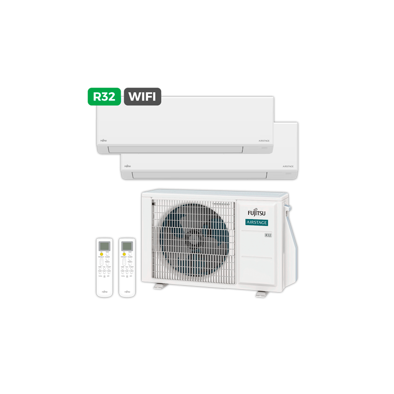 Aire FUJITSU SPLITx2 ASY25U2MIKL-UE40