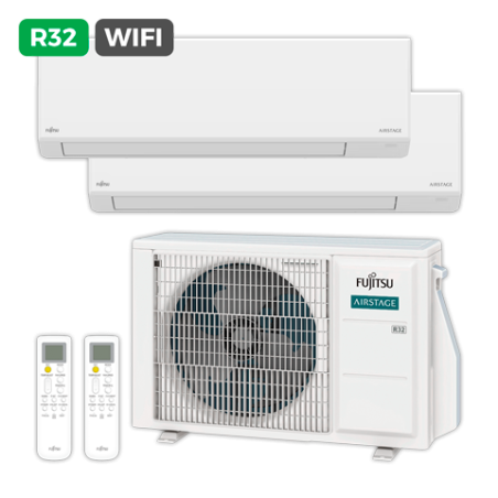 Aire FUJITSU SPLITx2 ASY25U2MIKL-UE40