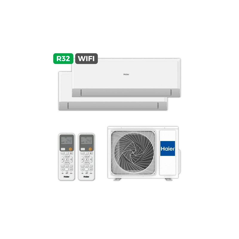 Aire HAIER SPLITx2 GEOS R+ 25+25 (2U40)