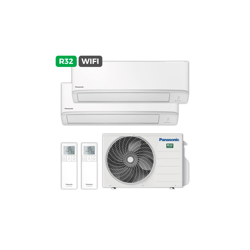 Aire PANASONIC SPLITx2 KIT-2TZ2525-ZBE