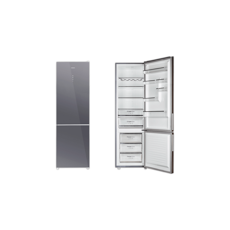 Combi CECOTEC COOLMARKET 356 Gris