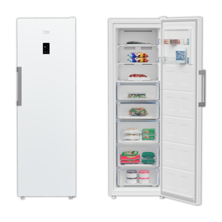 Congelador vert. BEKO B3RFNE314W