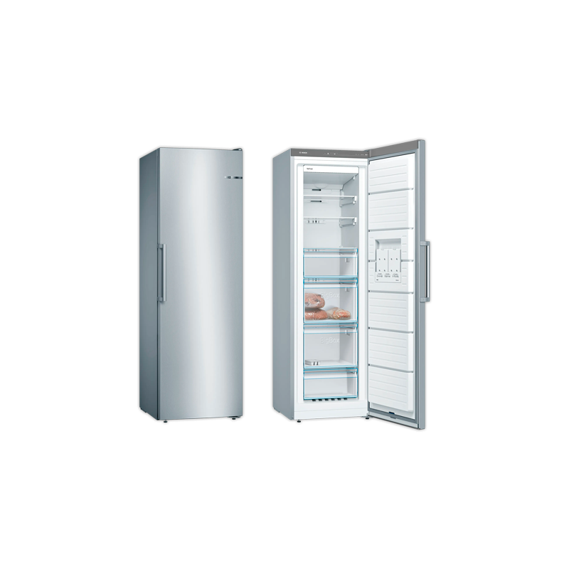Congelador vert. BOSCH GSN36VIEP Inox