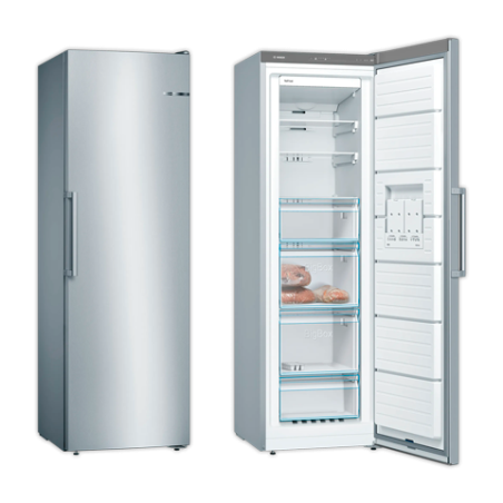 Congelador vert. BOSCH GSN36VIEP Inox