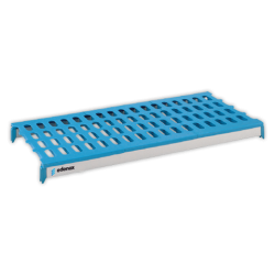 Estante de aluminio y polietileno S-125