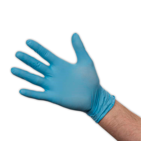 Guantes no empolvados de Nitrilo S