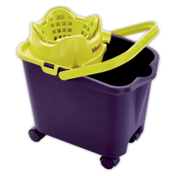 Cubo con escurridor automatico MERY Lila