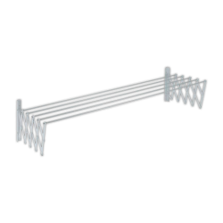 Tendedero extensible pared acero epoxi
