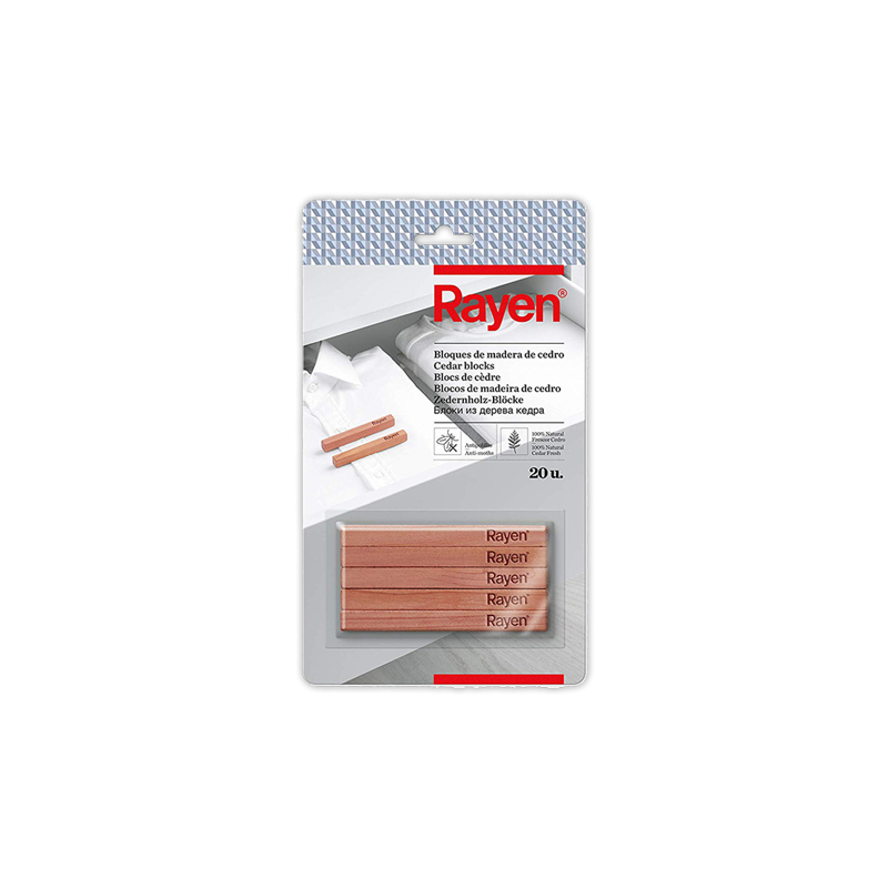 Bloques madera de cedro RAYEN