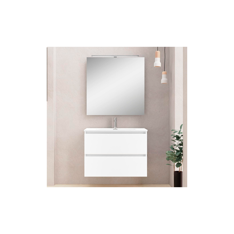 Combo lavabo con Mueble LIFE Blanco