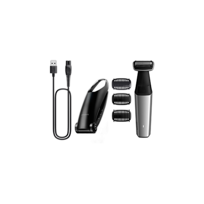 Afeitadora Philips Bodygroom Series 5000 BG5021/ con Batería/ 4 Acceso