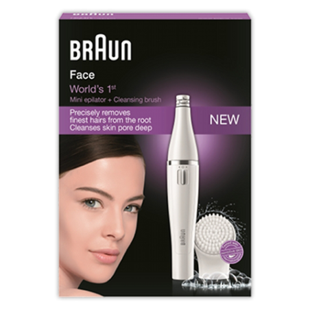 Depiladora y limpiadora BRAUN Face 810