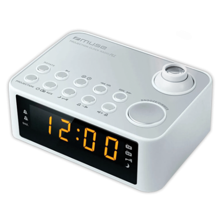 Radio despertador MUSE M-178 Blanco