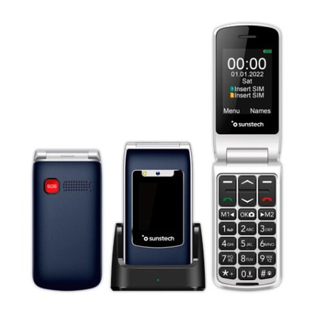 Telefono con tapa SUNSTECH CELT23BL