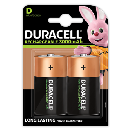 Pila recargable DURACELL HR20 D