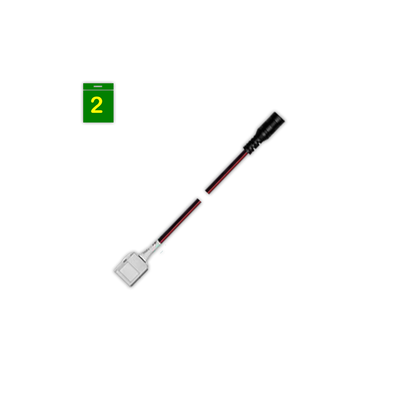 Conector fuente alimentacion M Led LD103 | APLIUM