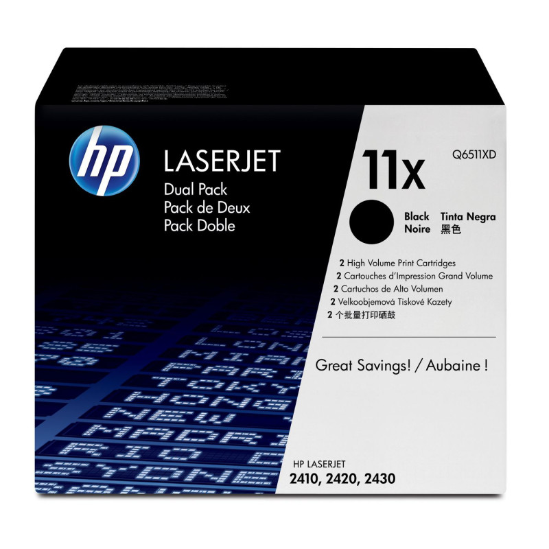 Toner Black 2 Pack