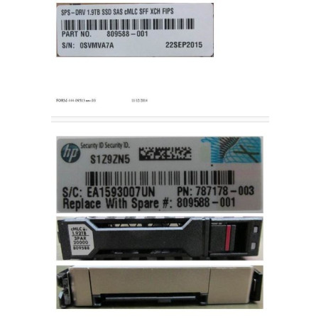 DRV 1.92TB SSD SAS CMLC SFF