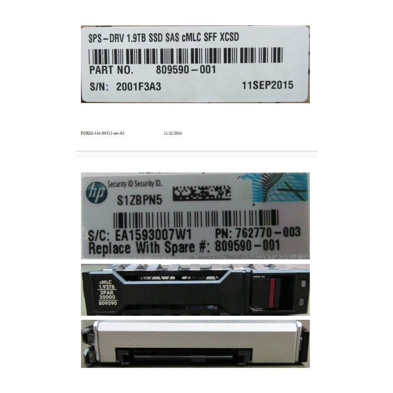 DRV 1.9TB SSD SAS CMLC SFF