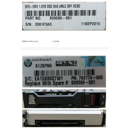 DRV 1.9TB SSD SAS CMLC SFF
