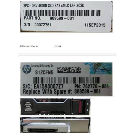 DRV 480GB SSD SAS CMLC LFF