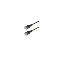 1m Black Ultra Slim CAT6a Cable