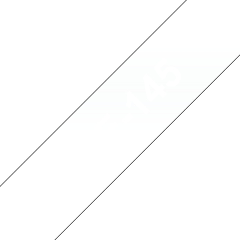 Tape/18mm white on clear f P-Touch