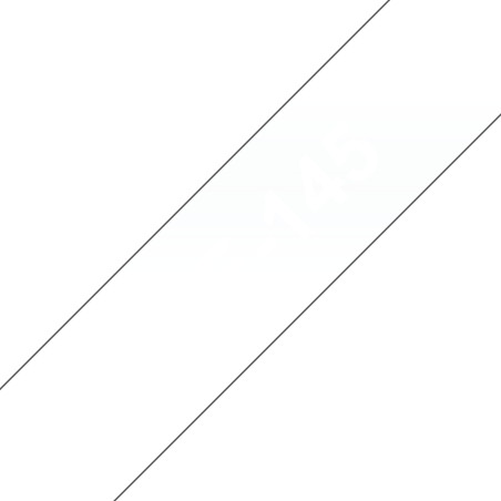 Tape/18mm white on clear f P-Touch